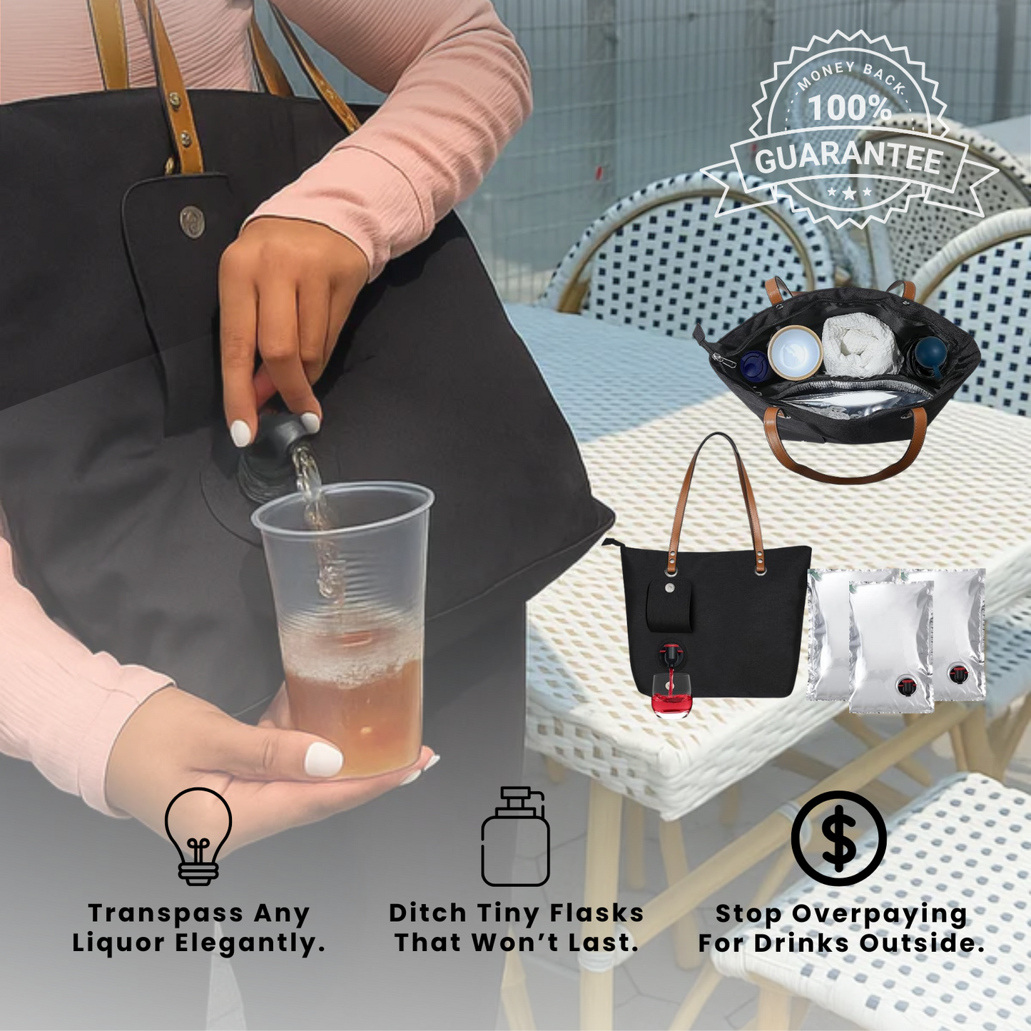 SneakSip™ Tote Bag